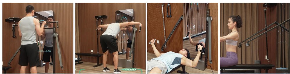 Giải pháp gương thể dục thông minh (fitness mirror)